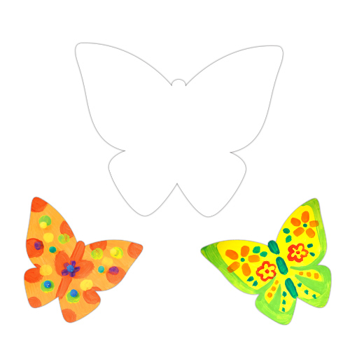KA미술재료  모양종이 - 나비