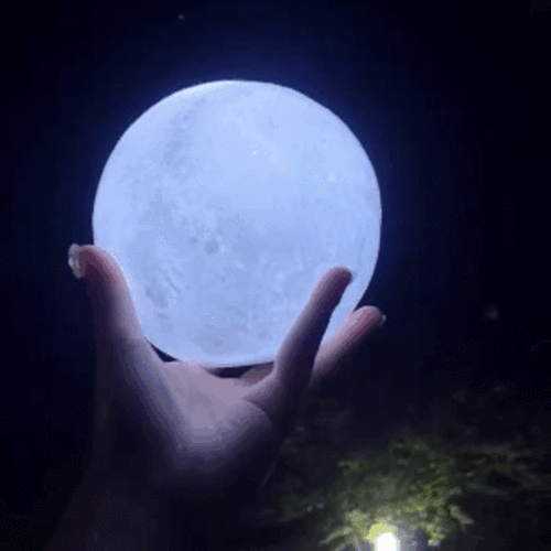 달님 무드등 (Moon Lamp)15 cm( 화이트 컬러 )
