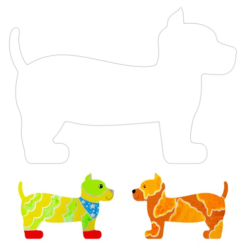 초대형 모양종이 - 강아지(DOG)